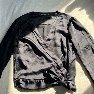Small Black Abercrombie Blouse